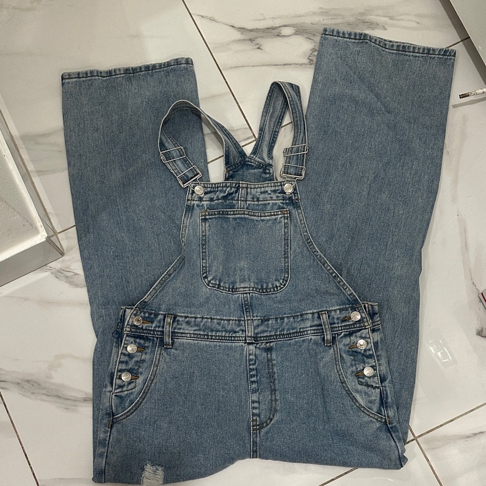 Blue Denim Overalls